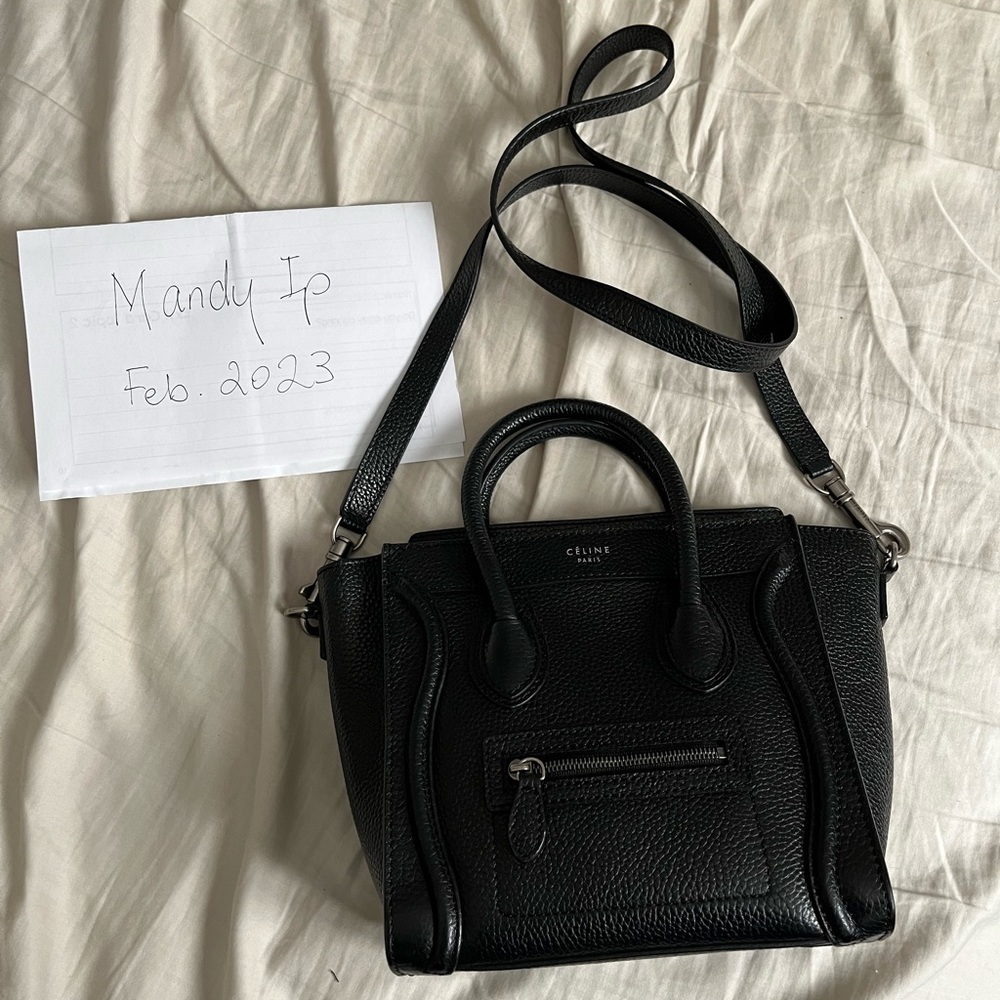 Authentic Celine Nano Luggage Crossbody